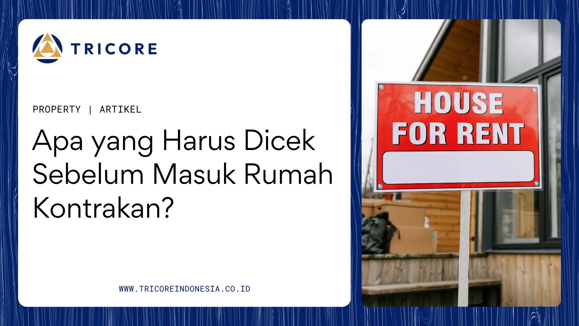 sebelum masuk rumah kontrakan
