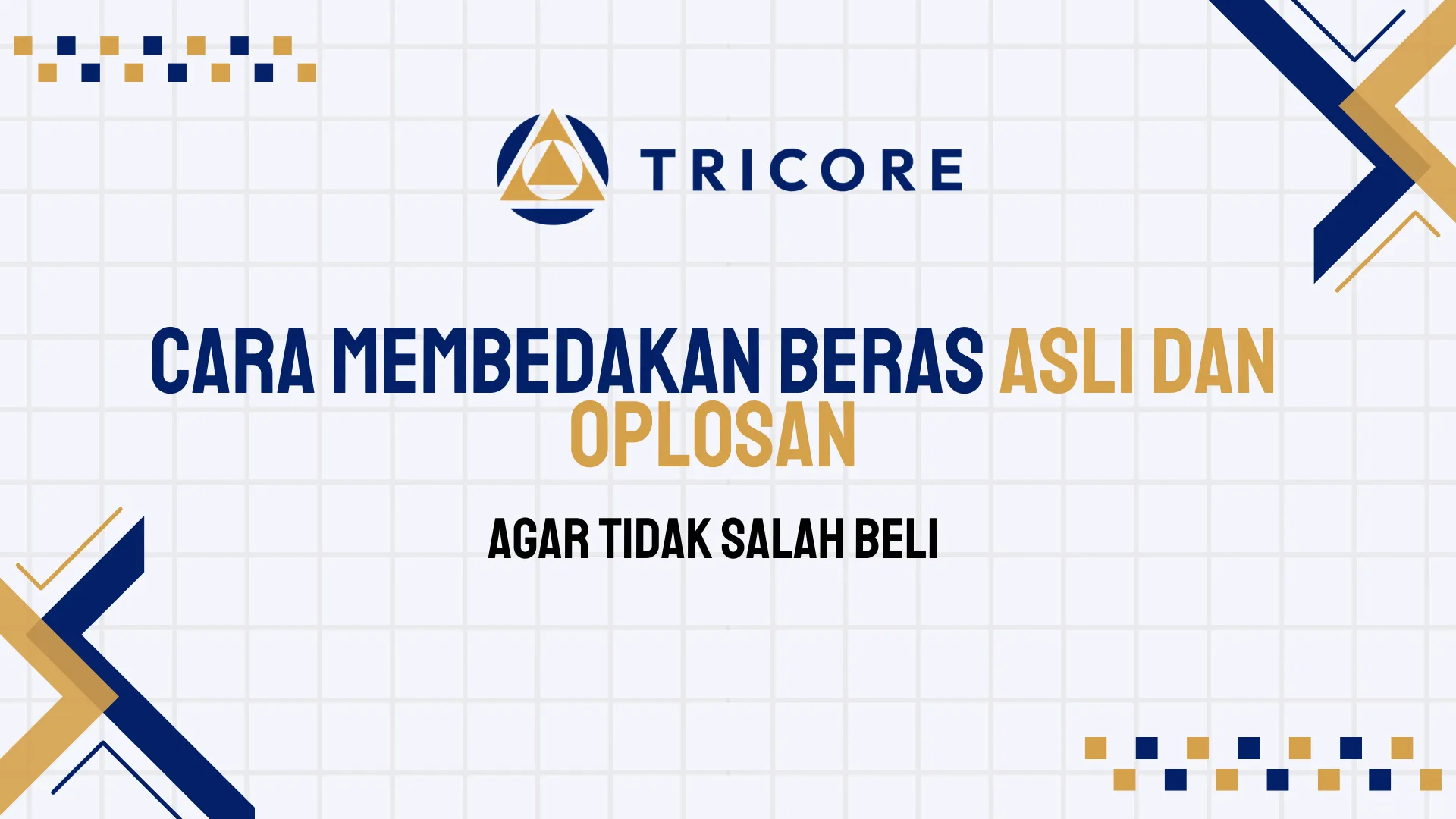 Cara Membedakan Beras