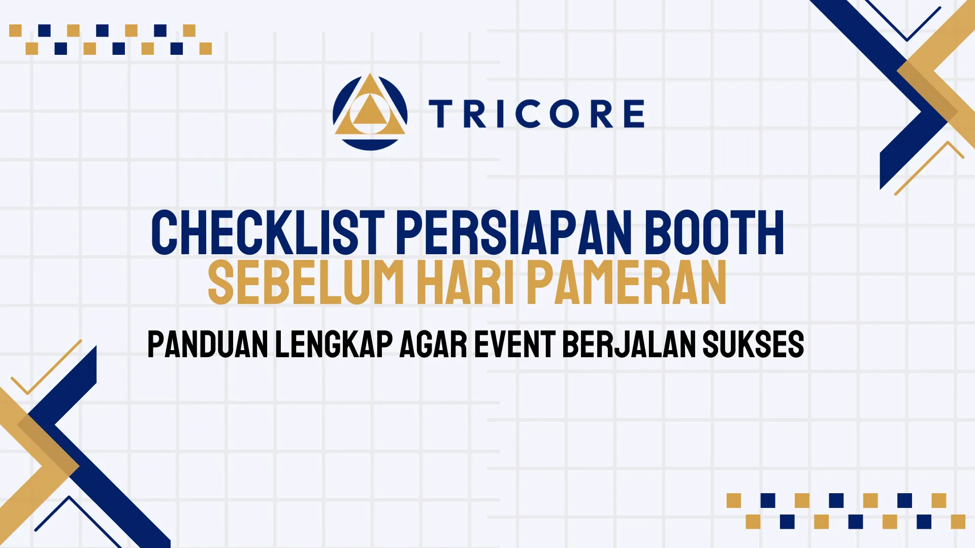 Checklist Persiapan Booth