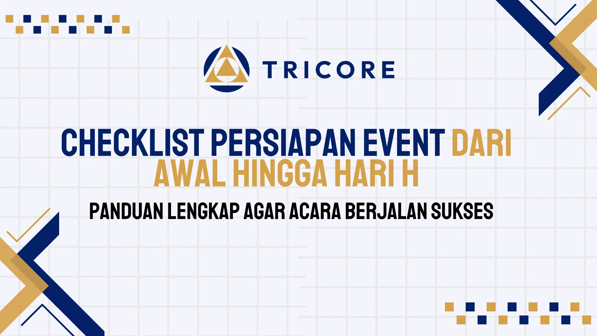 Checklist Persiapan Event