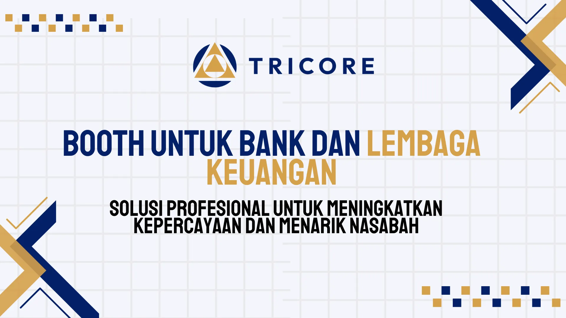 Booth untuk Bank dan Lembaga Keuangan