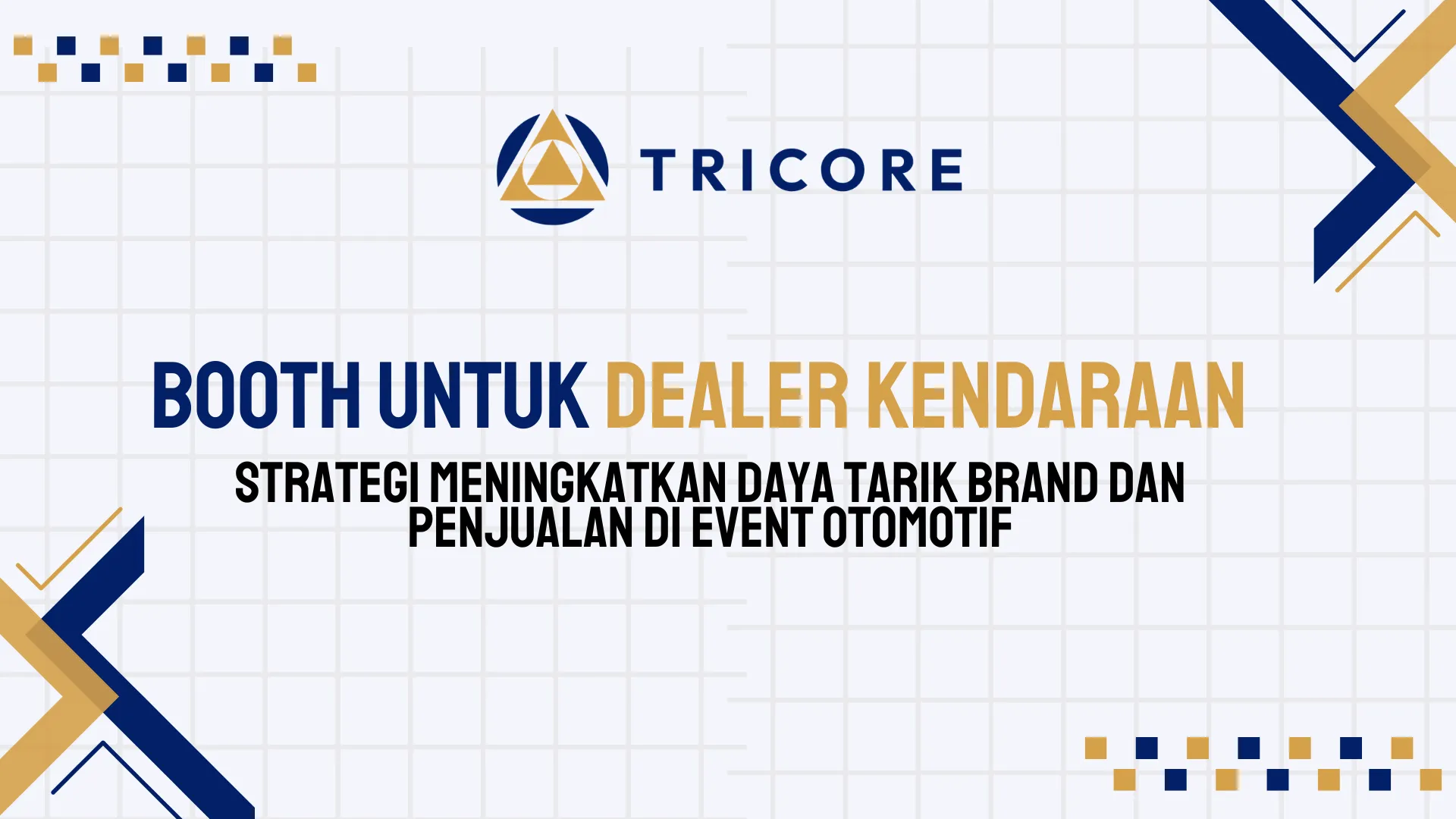 Booth untuk Dealer Kendaraan