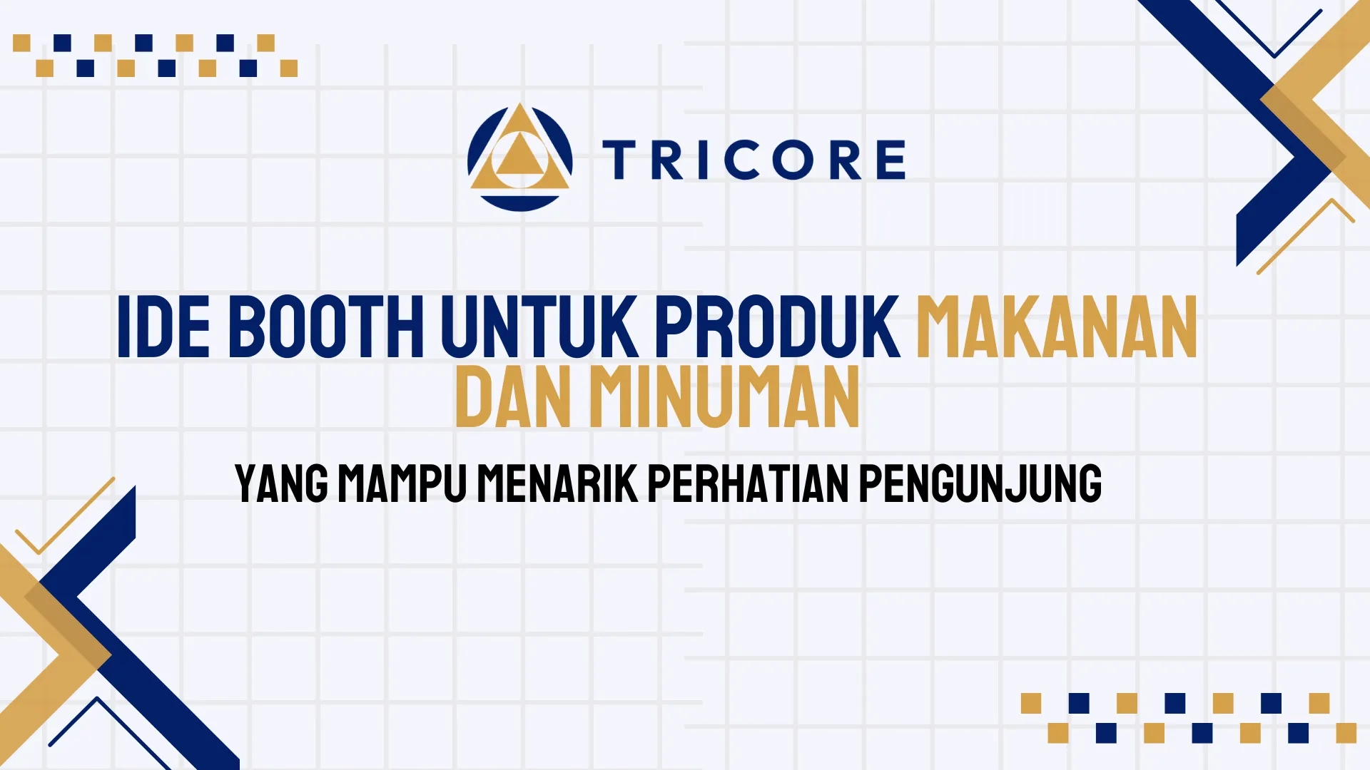 Ide Booth untuk Produk Makanan dan Minuman