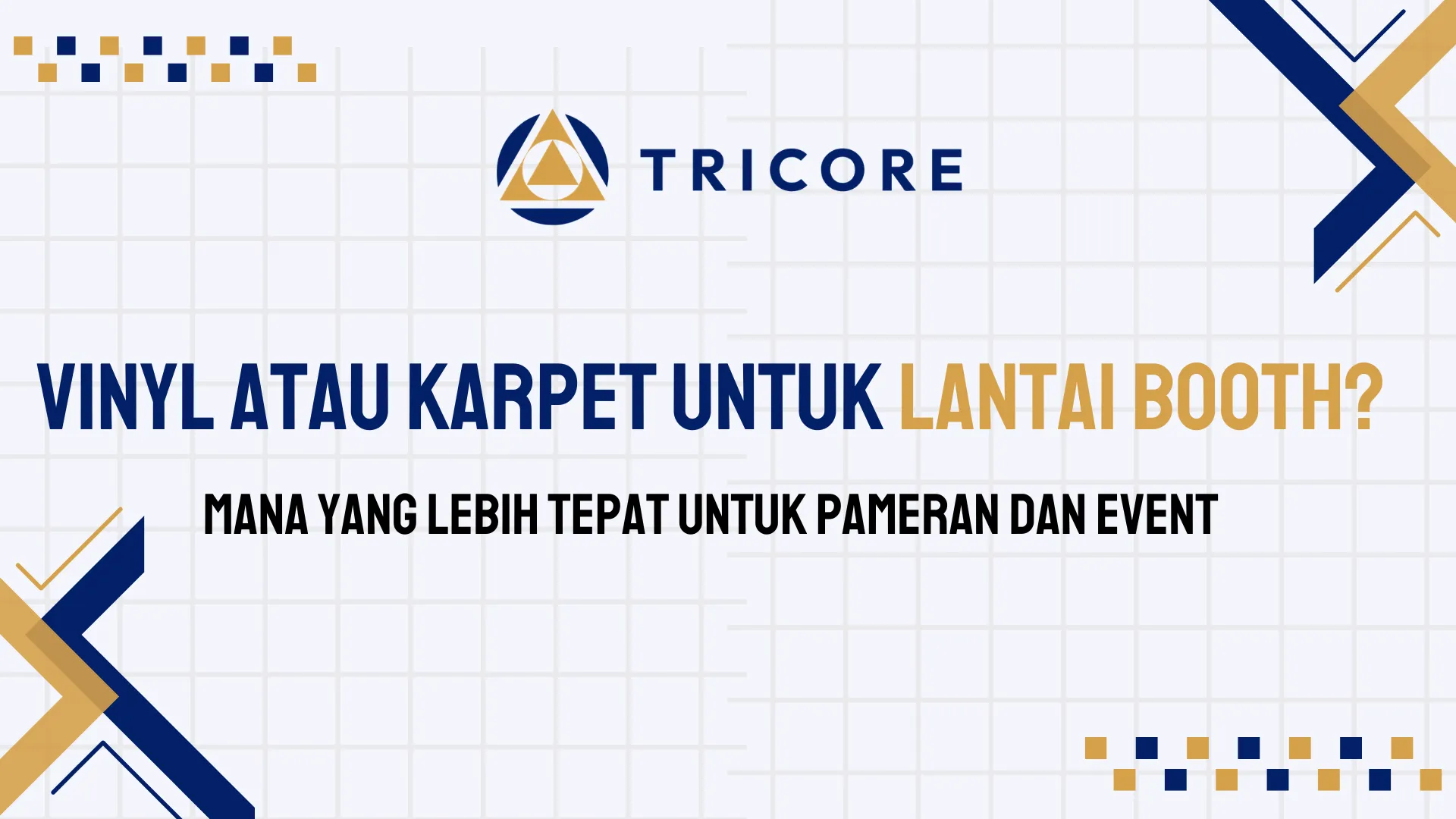 Vinyl atau Karpet untuk Lantai Booth