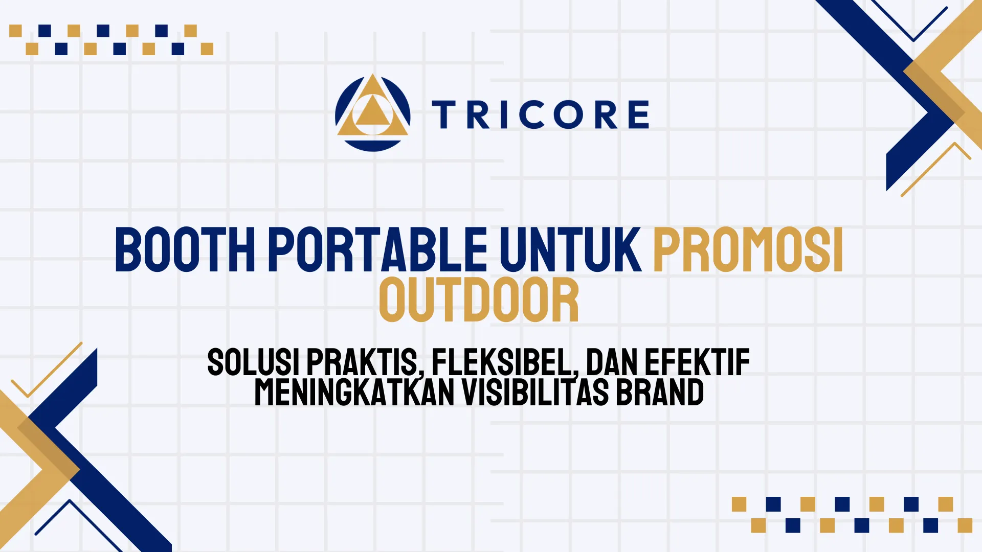 Booth Portable untuk Promosi Outdoor