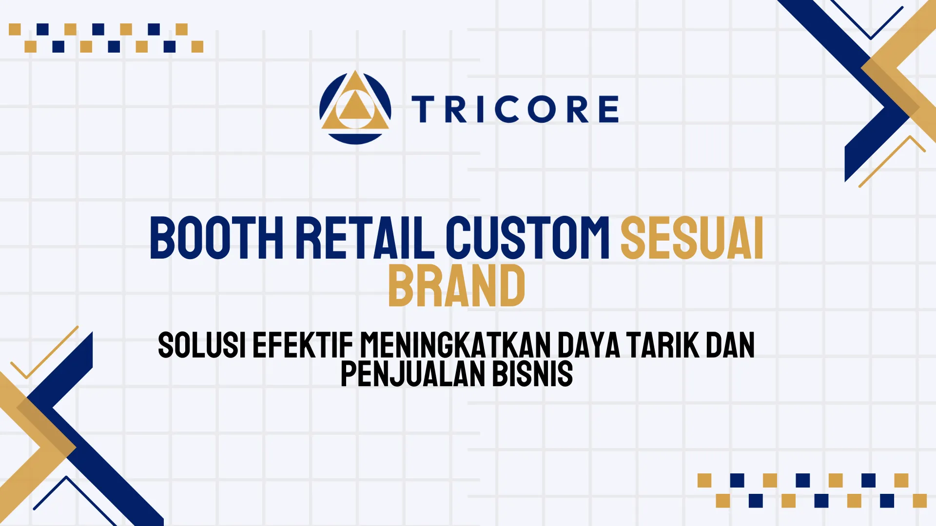 Booth Retail Custom Sesuai Brand